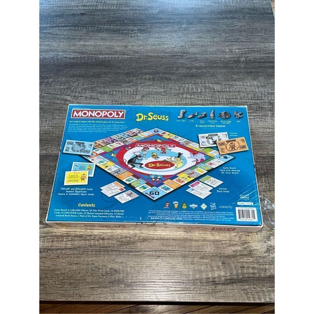 Dr Seuss Monopoly New In Box - Picture 4 of 6